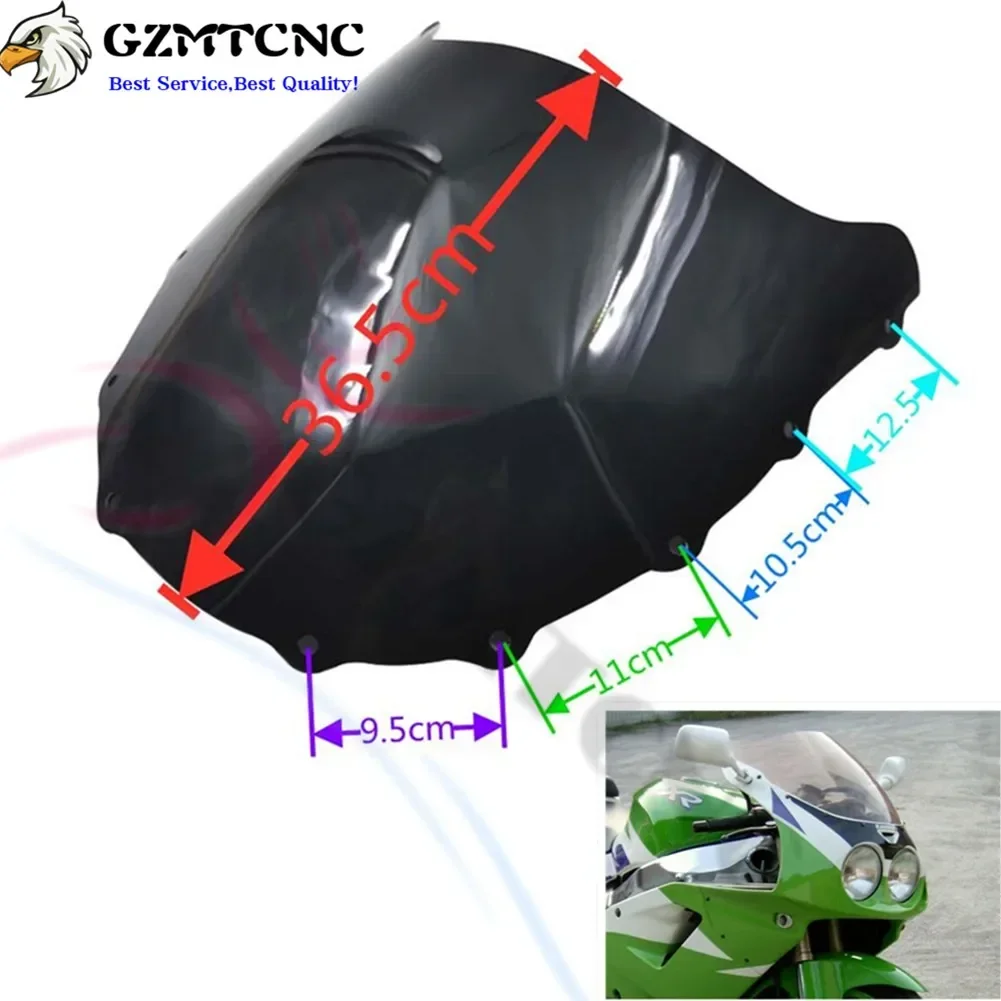 Windshield Windscreen For Kawasaki  ZXR750 1993-1994-1995 Motorcycle Accessories Visor Viser Deflectors ZXR 750 93 94 95 Wind