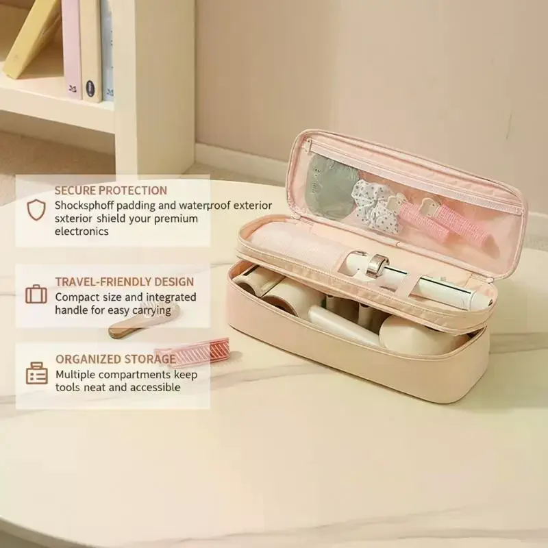 

Portable Travel Hair Dryer Bag Large Hair Tool Storage Lightweight Organizer for Vacation Business