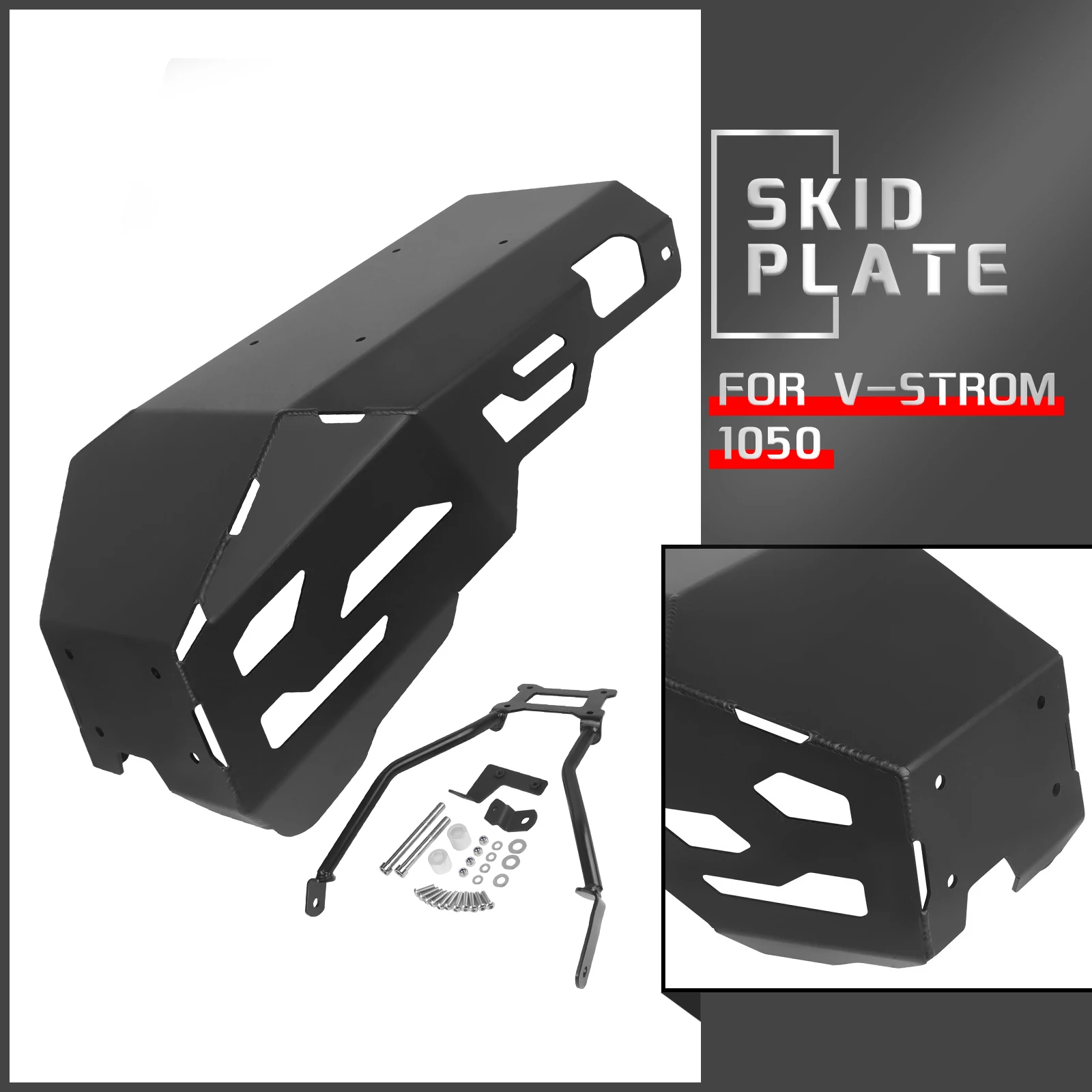 Motorcycle Skid Plate Engine Guard Chassis Protection Cover For Suzuki V Strom 1050 V-Strom1050 Vstrom 2020-2023 Accessories