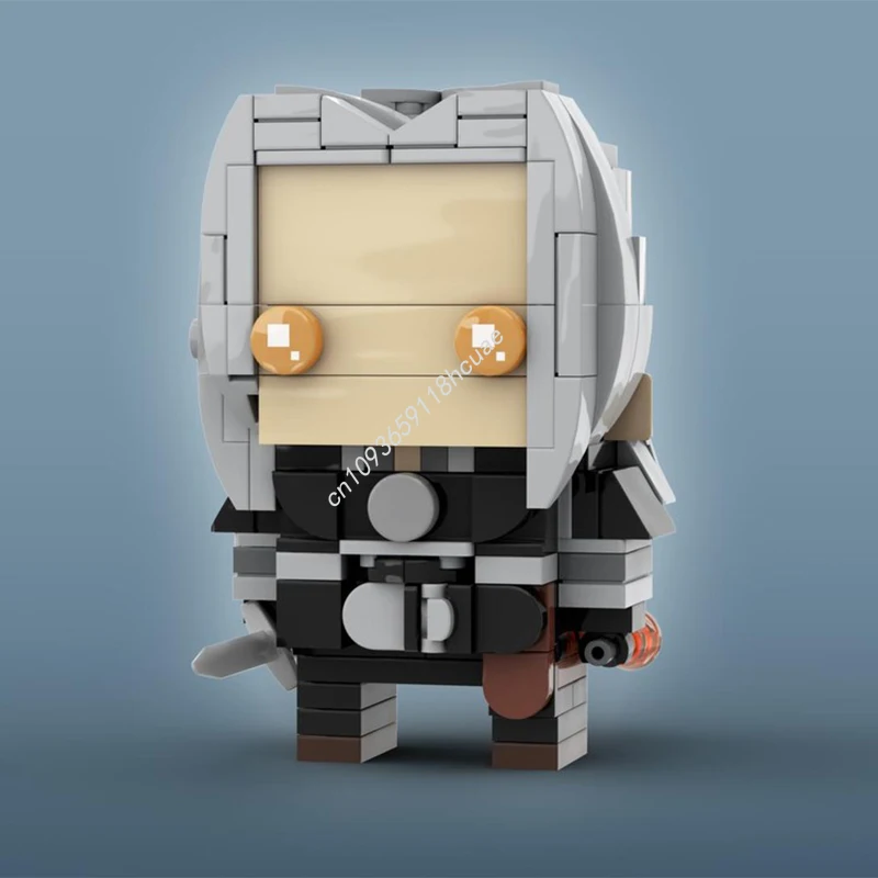 

219pcs MOC Geralt of Rivia Netflix The Witcher Brickheadz Building Blocks Christmas Gift Pattern recognition enlightenment toys