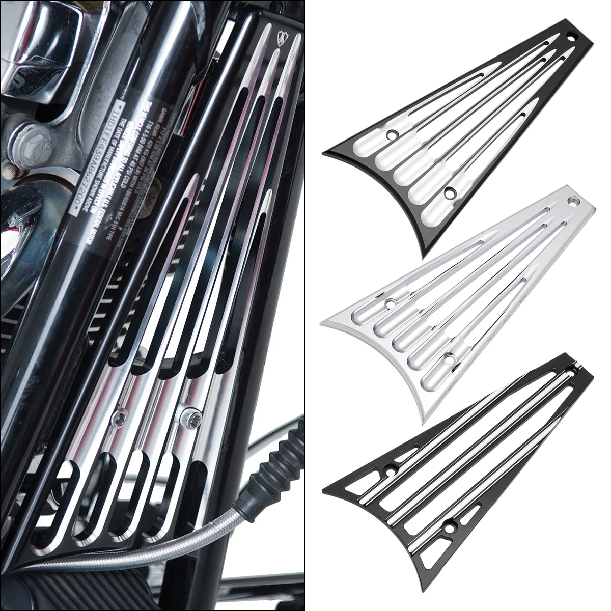 Für Harley Touring Street Glide Road Glide Road King Ultra Electra Limited CVO Low Motorrad Kühler Rahmen Grill Abdeckung Schutz