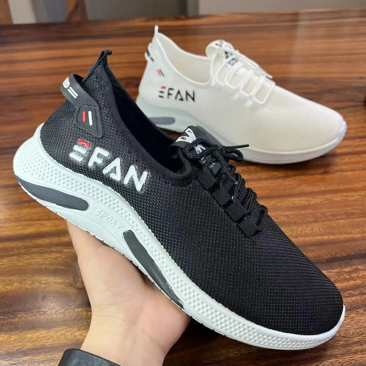 Spring White Casual Shoes Breathable Non-slip Walking Sneakers Men Shoes Outdoor 2024 Comfortable Fashion Lace Up Running Shoes