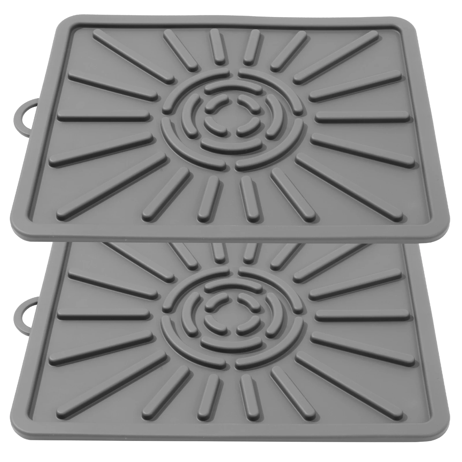 

2 Pcs Oven Drain Pad Griddle Mat Silicone Tool Side Rack Mats for Silica Gel Kitchen