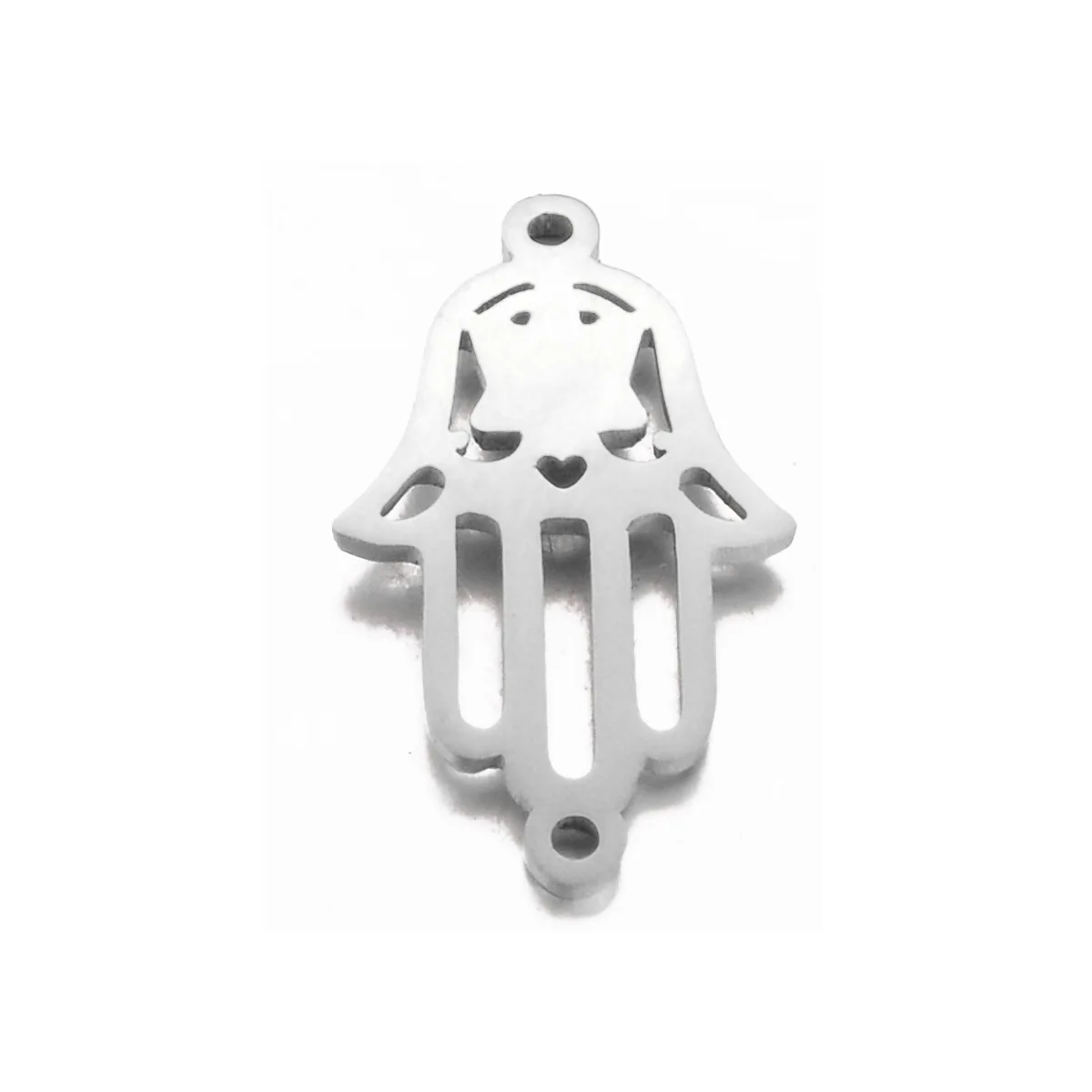 2 Stück/Set Edelstahl Hamsa-Hand-, Anker- und Ruder-Verbindungsstück Charm für DIY Schmuckherstellung, Armband, Handgemachte Geschenke – Detail 4