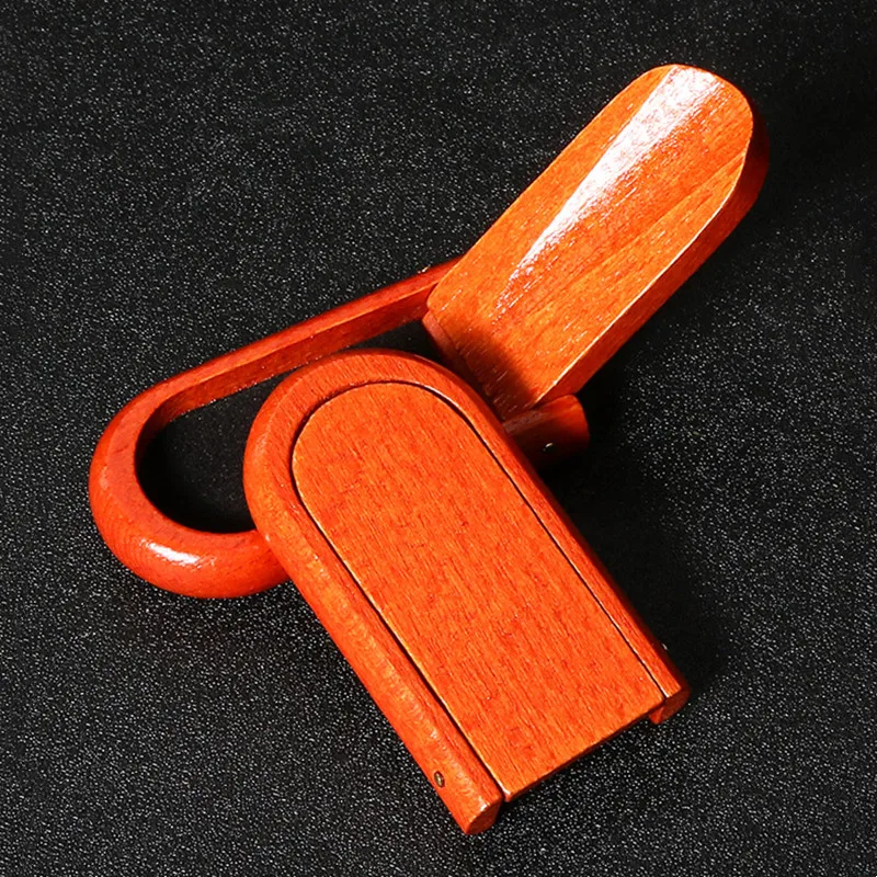 Smoking Accessories Pipe Stand Tobacco Pipe Holder Folding Rack Portable Natural Solid Wood 1Pcs