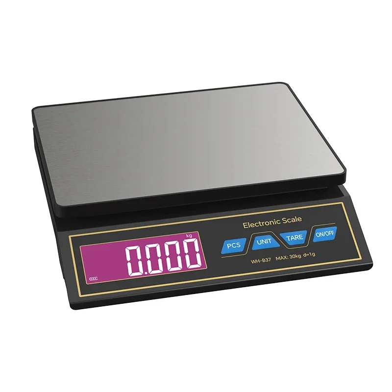 30kg/1g Precision Digital Scale - LCD Backlight Electronic Balance for Kitchen Baking/Food, with USB & Counting Function