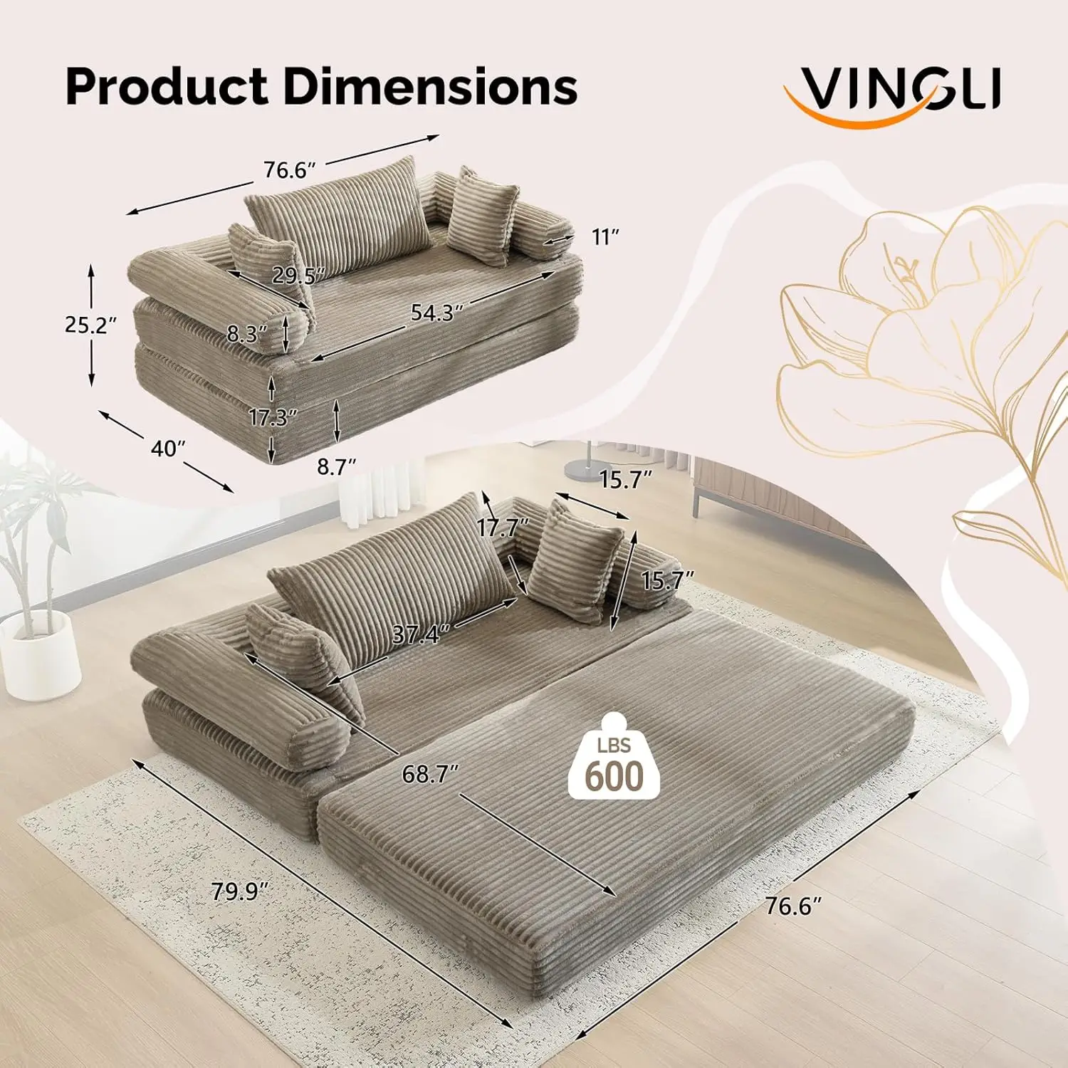 Thumbnail 2 - #29 Best Convertible Sofa Beds to Buy In 2026
