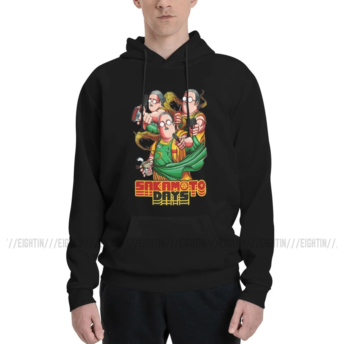 

Sakamoto Days - Triple Pose From Taro High Quality Sweatshirts Men WomenManga Anime Long Sleeve Hoodie Autumn Pullover