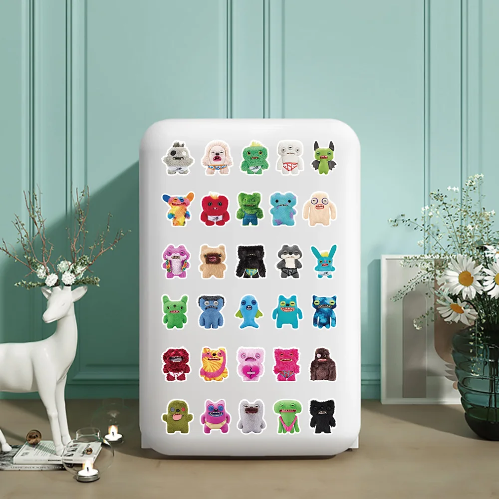 50PCS Leuke Fuggler Cartoon Stickers Kawaii Speelgoed Graffiti Decoratie DIY Koffer Koelkast Laptop Gitaar Auto Fiets Skateboard Decals
