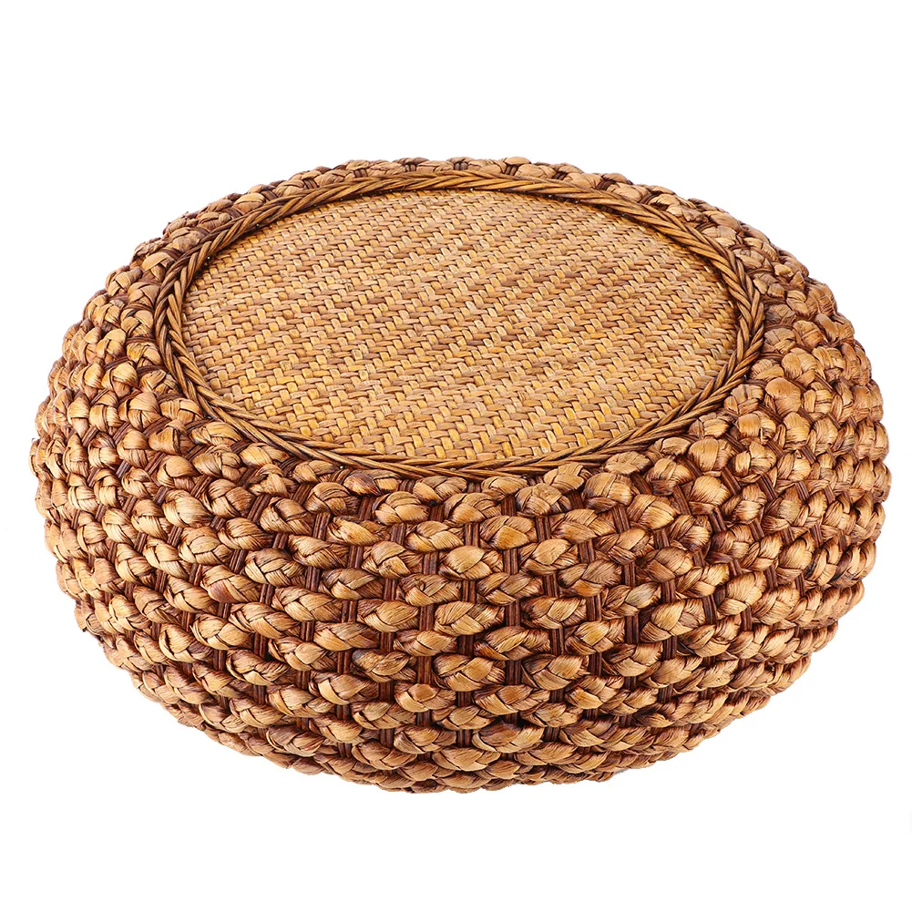 

Бытовая японская подушка для круглых напольных сидений для гостиной, балкона, татами кофейного цвета, круглая подушка, подушка татами