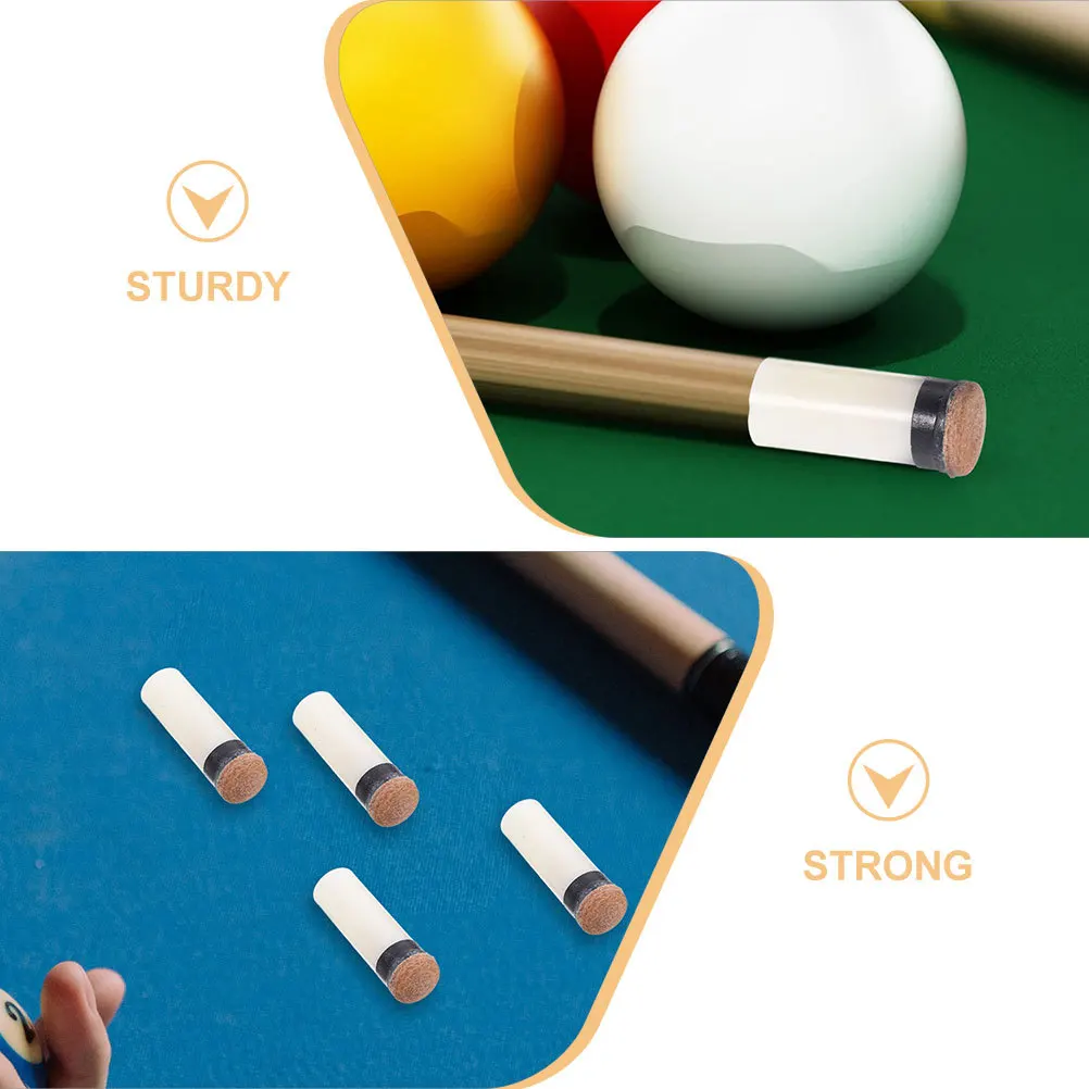

5Pcs Pool Cue Tip Replacement Kit Sturdy Billiard Cue Tips Secure Fit No Slip Ideal for Snooker and Billiards Lovers
