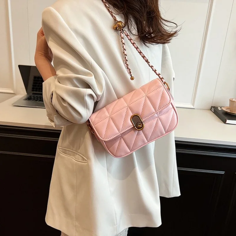 

Superior Women's Shoulder Bag Made Of Wildcat-Print Leather Featuring Liechtenstein Neat Lightweight Soft Daily Modern Look