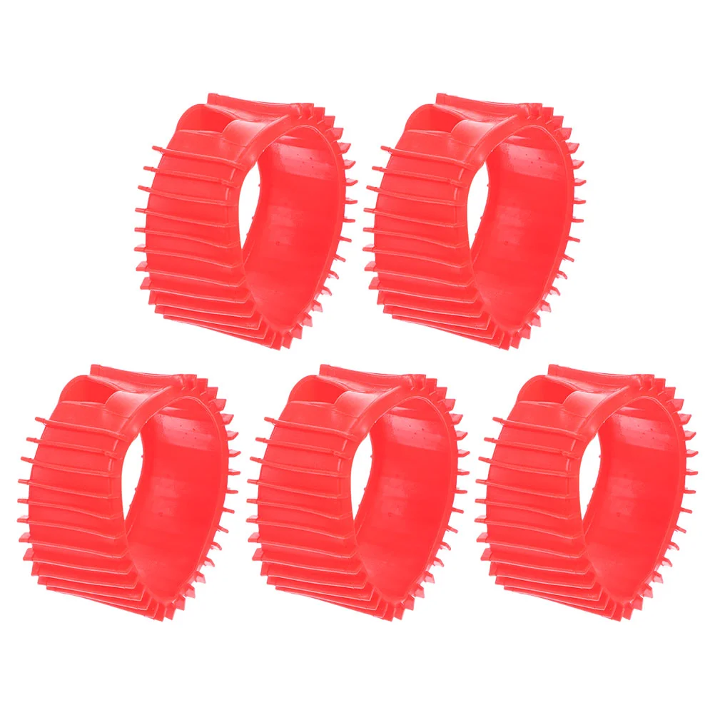 5 Pcs Gas Meter Cover Gauge Protector Adapter Propane Tank Replacement Pressure Silica Gel Acetylene Sleeve