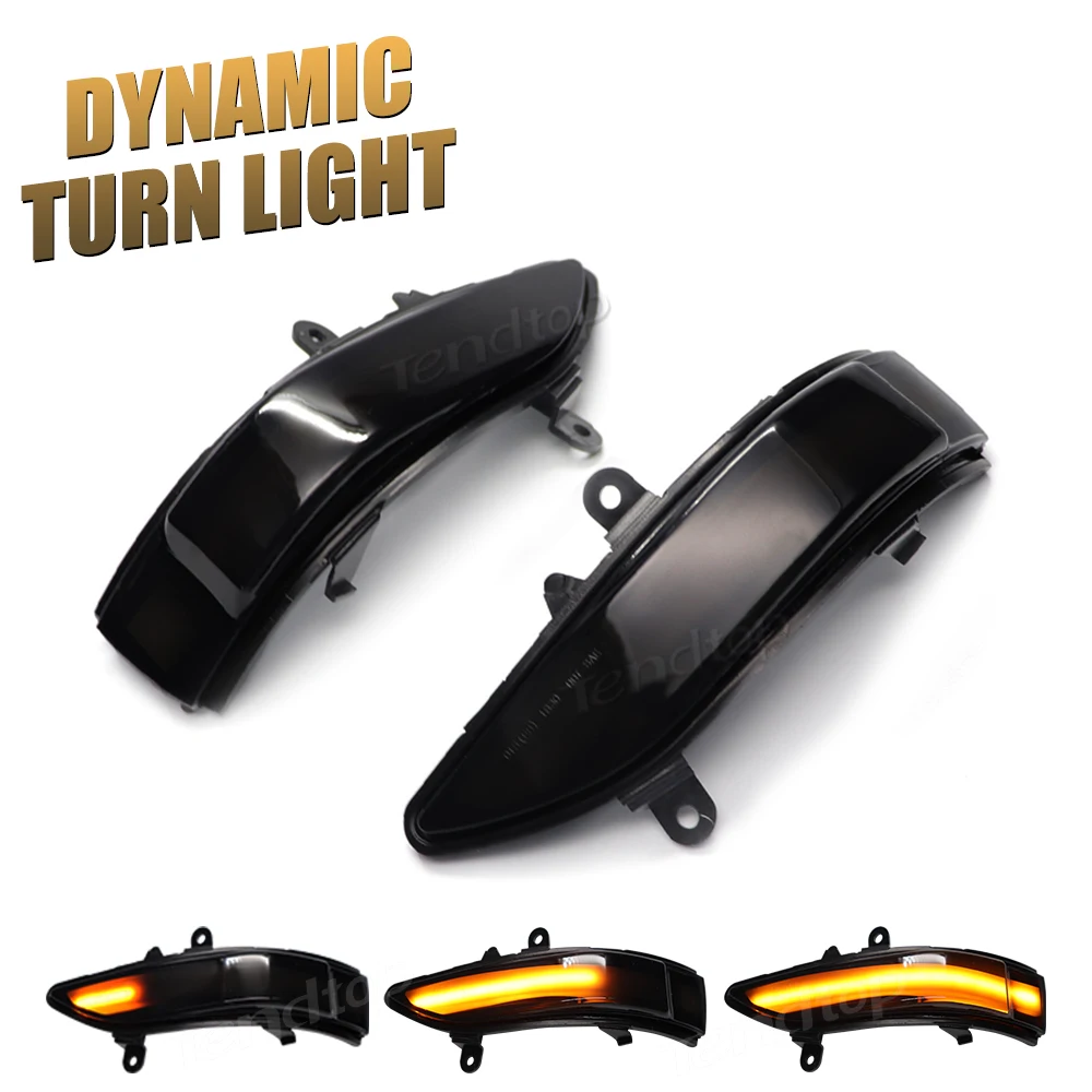 Car LED Dynamic Turn Signal Lights Side Mirror Blinker Indicator  For Subaru Forester Outback Legacy Tribeca Impreza wrx sti