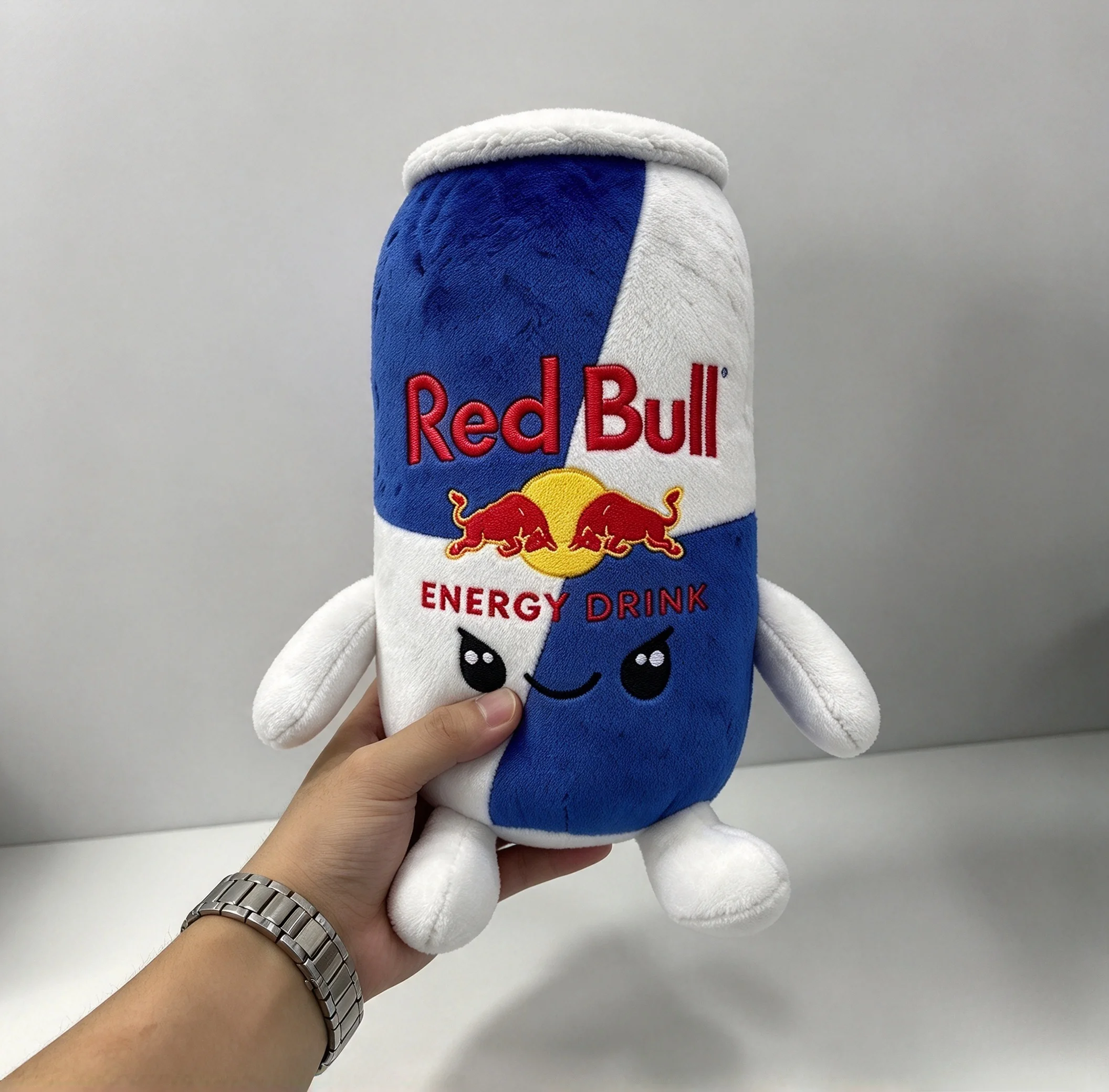 New Red Niuniu Energy Drink Can Plush Doll Kawaii Home Ornament Collection Birthday Gift For Fans