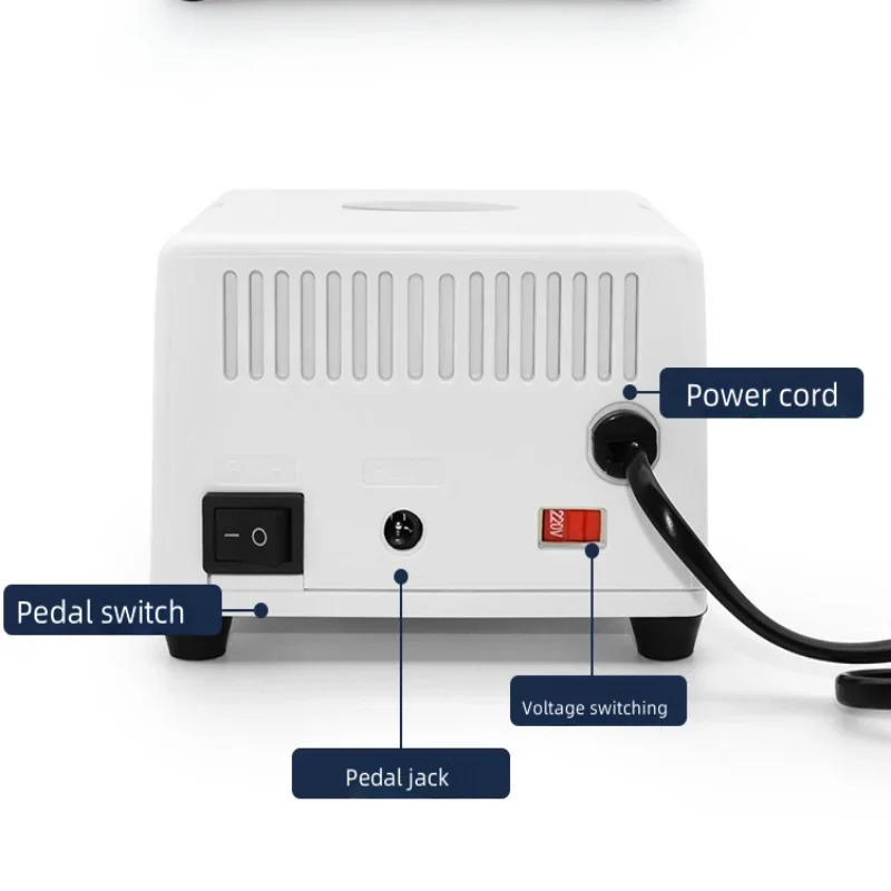 Forte professionale per unghie Micro motore 35000 giri/min SDE-H20N Maniglia elettrica Trapano per unghie Nuovo M4S Micromotore per manicure