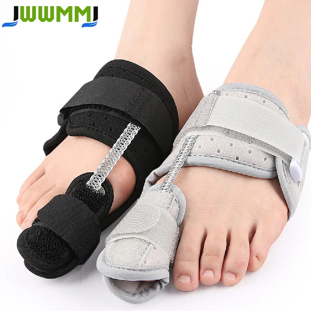 1Pcs Toe Straightener Bunion Corrector, Adjustable Foot Splint with Built-in Support Strip, Toe Separator for Hallux Valgus