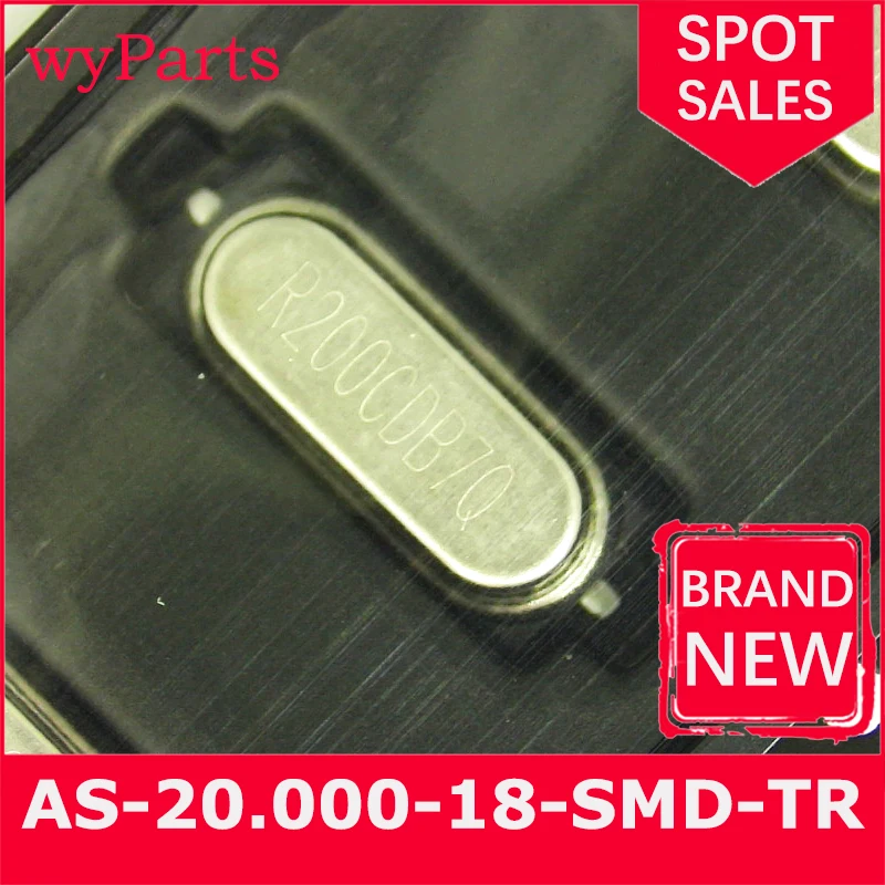 10 Stks/partij AS-20.000-18-SMD-TR Gloednieuwe Kristal 20.0000Mhz 18pf Smd