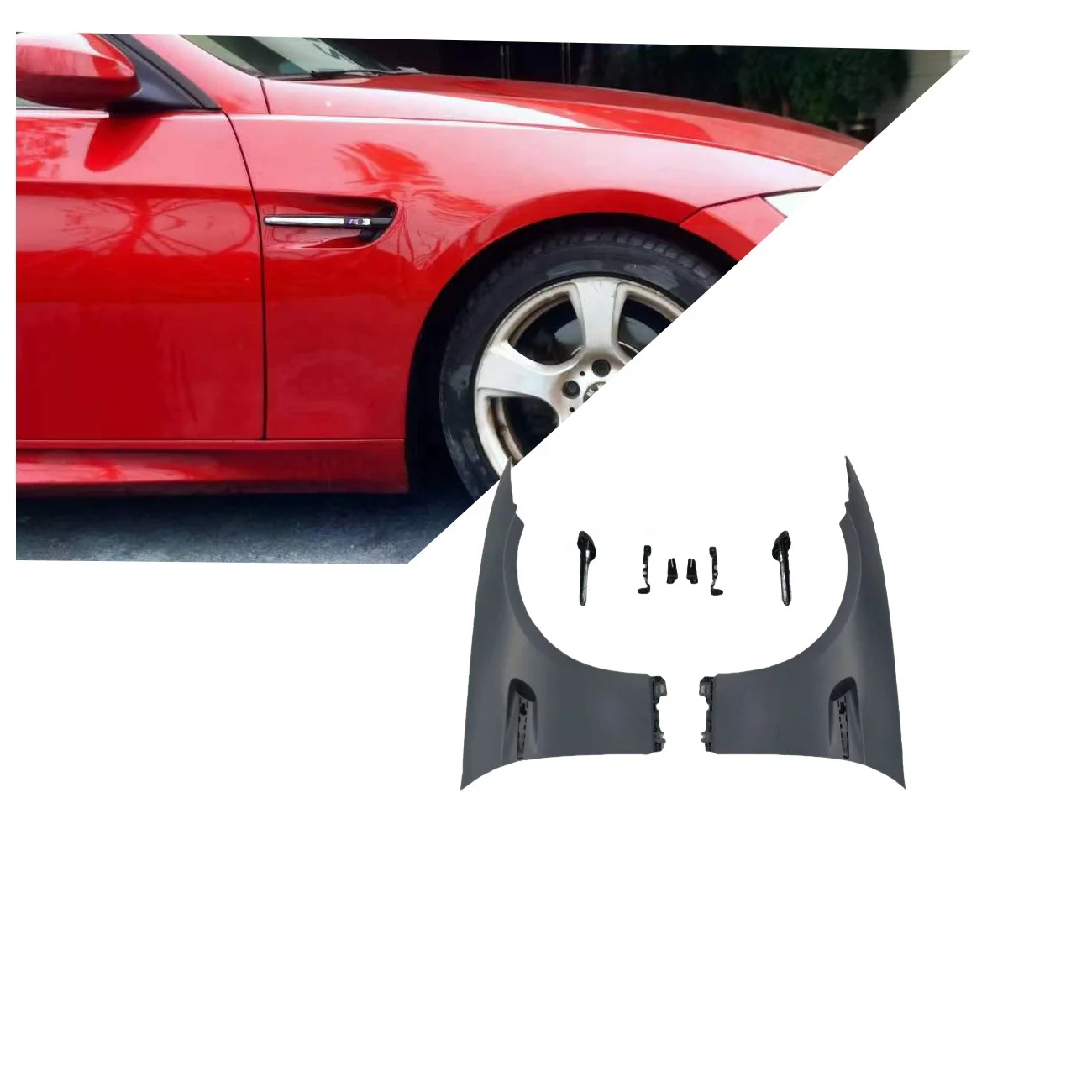 

M3 Style Side Fender Guards for 07-13 BMW E92 E93 E91 M3 Aluminum Alloy