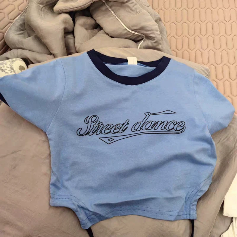 Meisjes Hip Hop Outfits Crop Tops Cargo Broek Kinderen Streetwear Kleding Sets Kids Mini Shorts Street Dance Jazz Tonen Kostuums