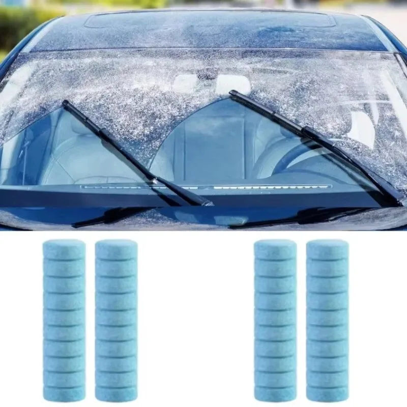 5-50Pcs Solid Cleaner Car Windscreen Wiper Effervescent Tablets Glass Toilet Cleaning Car Accessories