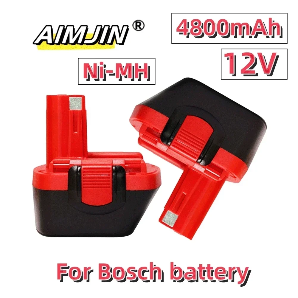 For Bosch BAT043 NI-MH 12V 4800mAh Replacement PSR 1200 For BAT043 BAT045 BAT046 BAT049 BAT120 BAT139 GSB Tool Battery