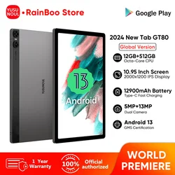 2024 New Flagship Global Firmware 10.95 Inch Android 13 Tablet 5G WiFi 2K Display FHD Screen 12GB 512GB Планшет GPS Pads Laptop
