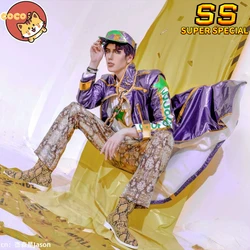 CoCos-SS Anime JOJO Part 6 Stone Ocean Cosplay Kujo Jotaro Cosplay Costume Skirt Outfits Halloween Carnival Suit Christmas