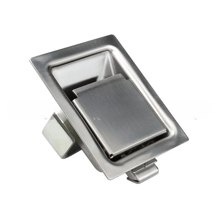 304 stainless steel brushed panel lock industrial machinery equipment cabinet door lock pull flat lock MS866