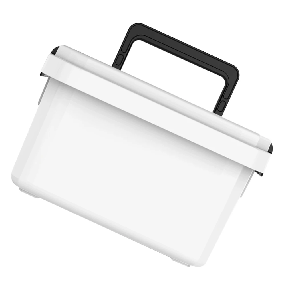 

1pc Portable Medicine Box Medication Storage Organizer Large Child Proof Container Pill Case Emergency First Aid Travel School