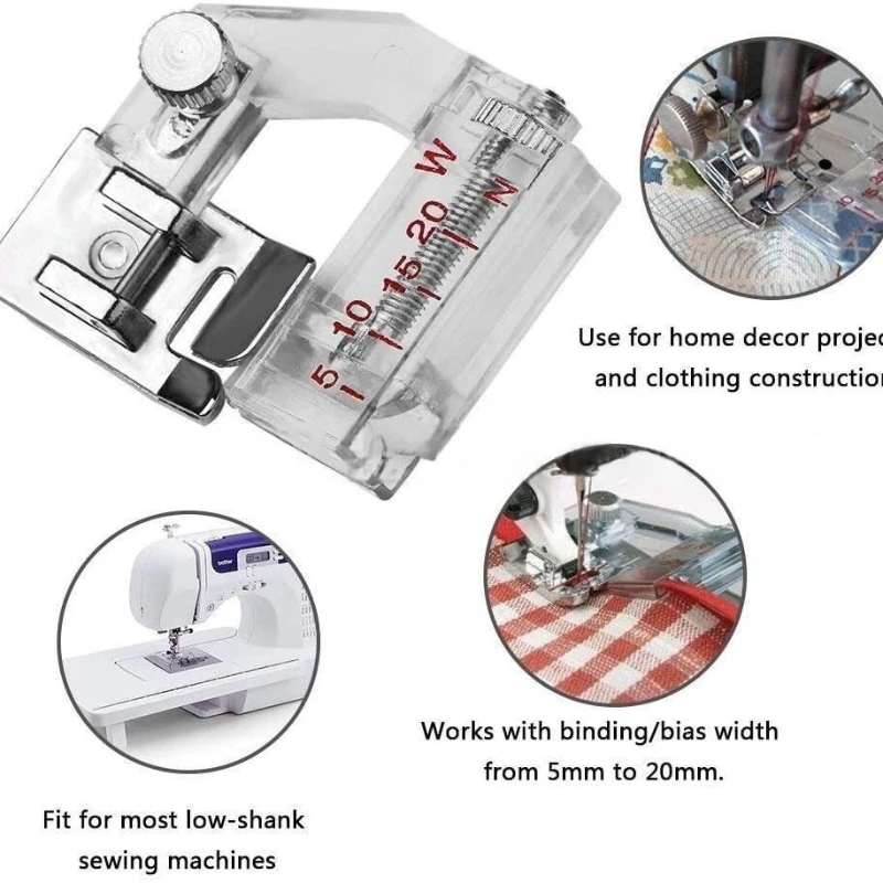 1pc Presse Fuß Hause Nähmaschine Presse Fuß Tasche Rand Presse Fuß Tasche Tuch Presse Fuß Kostenlose Anpassung der Bindung presse Fuß