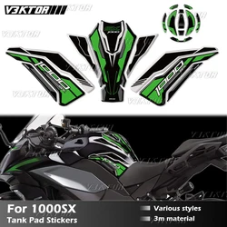 Fuel Tank Sticker Oil Gas Cap 3D Decal Cover Protector Waterproof For Z1000SX Z 1000SX Ninja 1000 SX 2017-2024