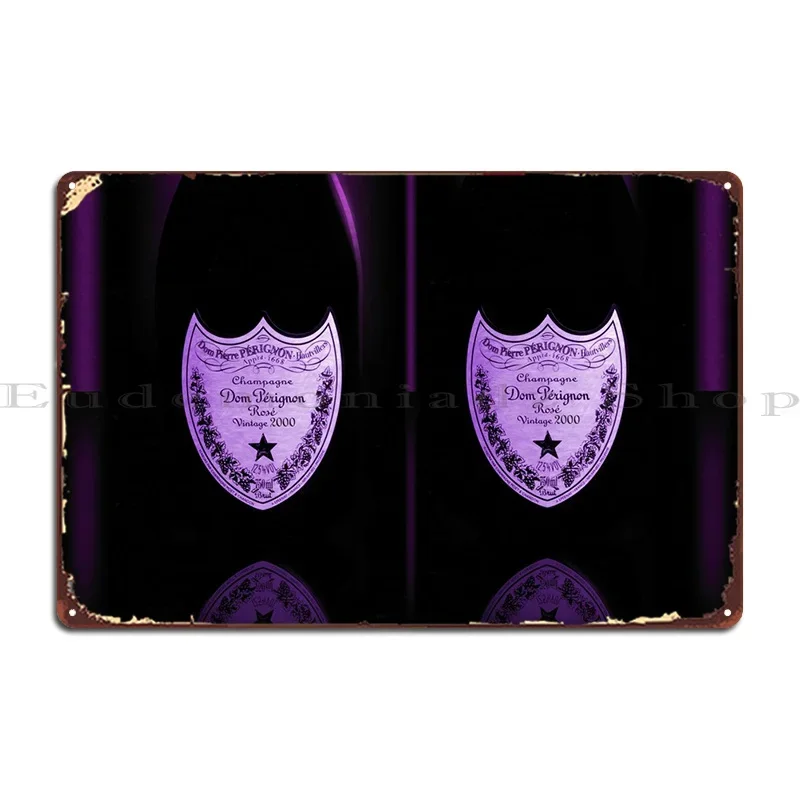 Dom Perignon Champagne Metal Sign Poster Cinema Painting Wall Decor Design Customize Tin Sign Poster