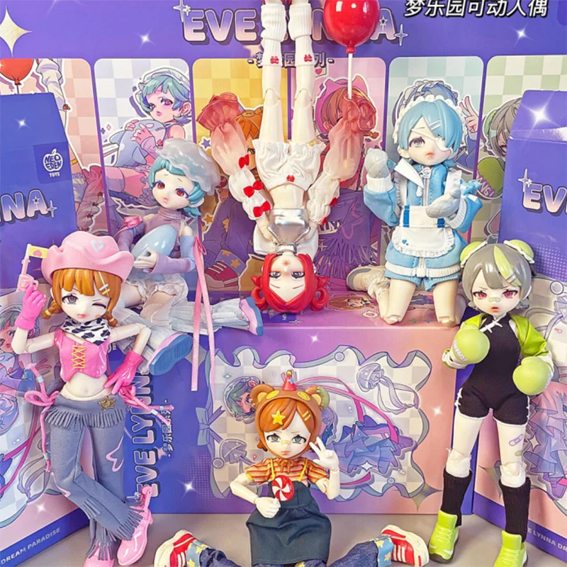 Eve Lynna Dream Paradise Series Blind Box Toys Cute Eve Lynna MJD Surprise Box Anime Action Figure Mystery Box Dolls Girls Gift