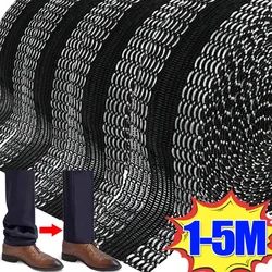 1/5M Self-Adhesive Trouser Leg Tape Pants Edge Shorten Tools Clothes Hem Repair Sticker DIY Iron-on Tape Sewing Fabric Supplies