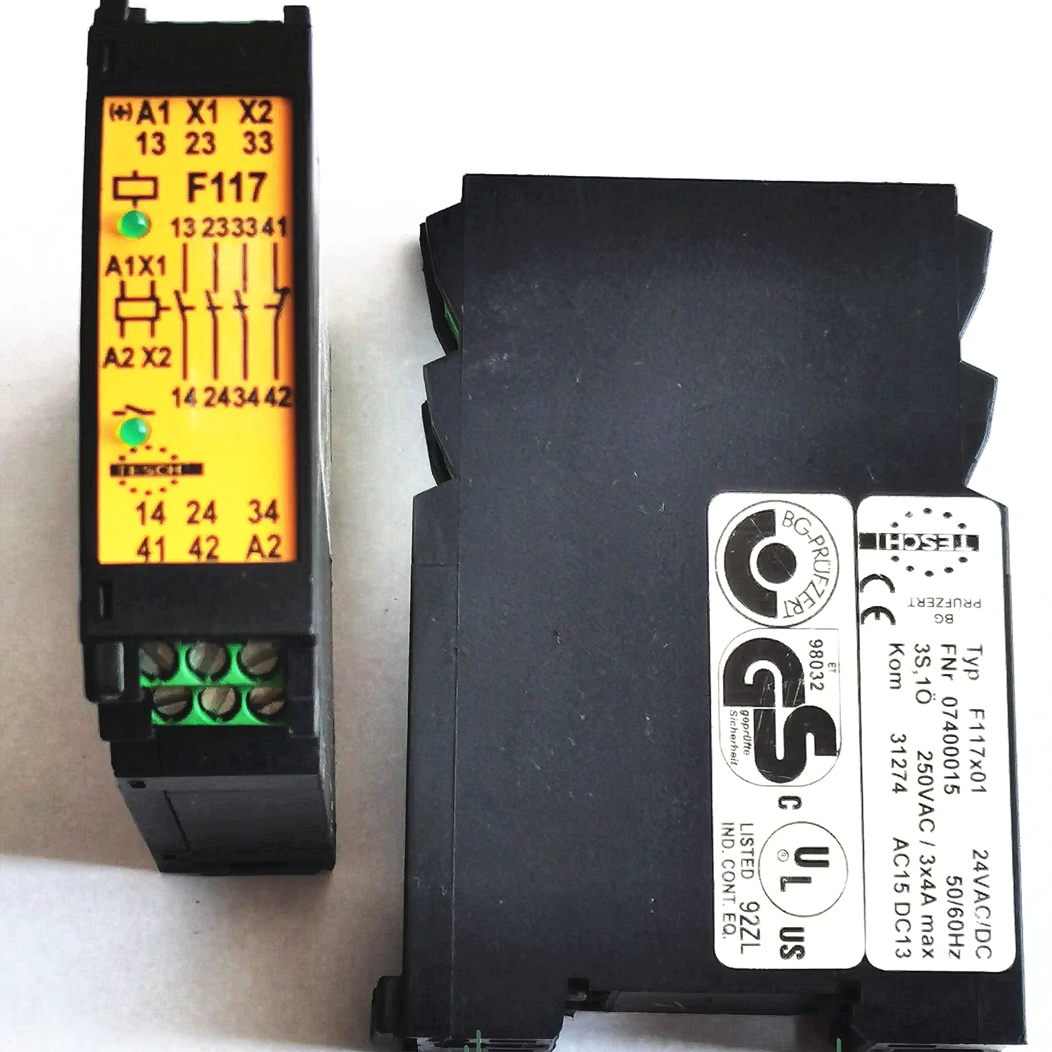 

F117X01 24VAC/DC F117 Type Safety Relay 50/60Hz