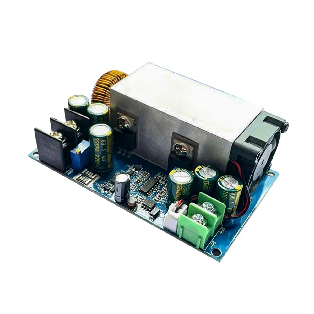 600W 25A DC-DC Buck Converter 12V-75V to 2.5V-60V, Adjustable CC/CV Step-Down Module With Fan For Arduino/Power Supply/DIY