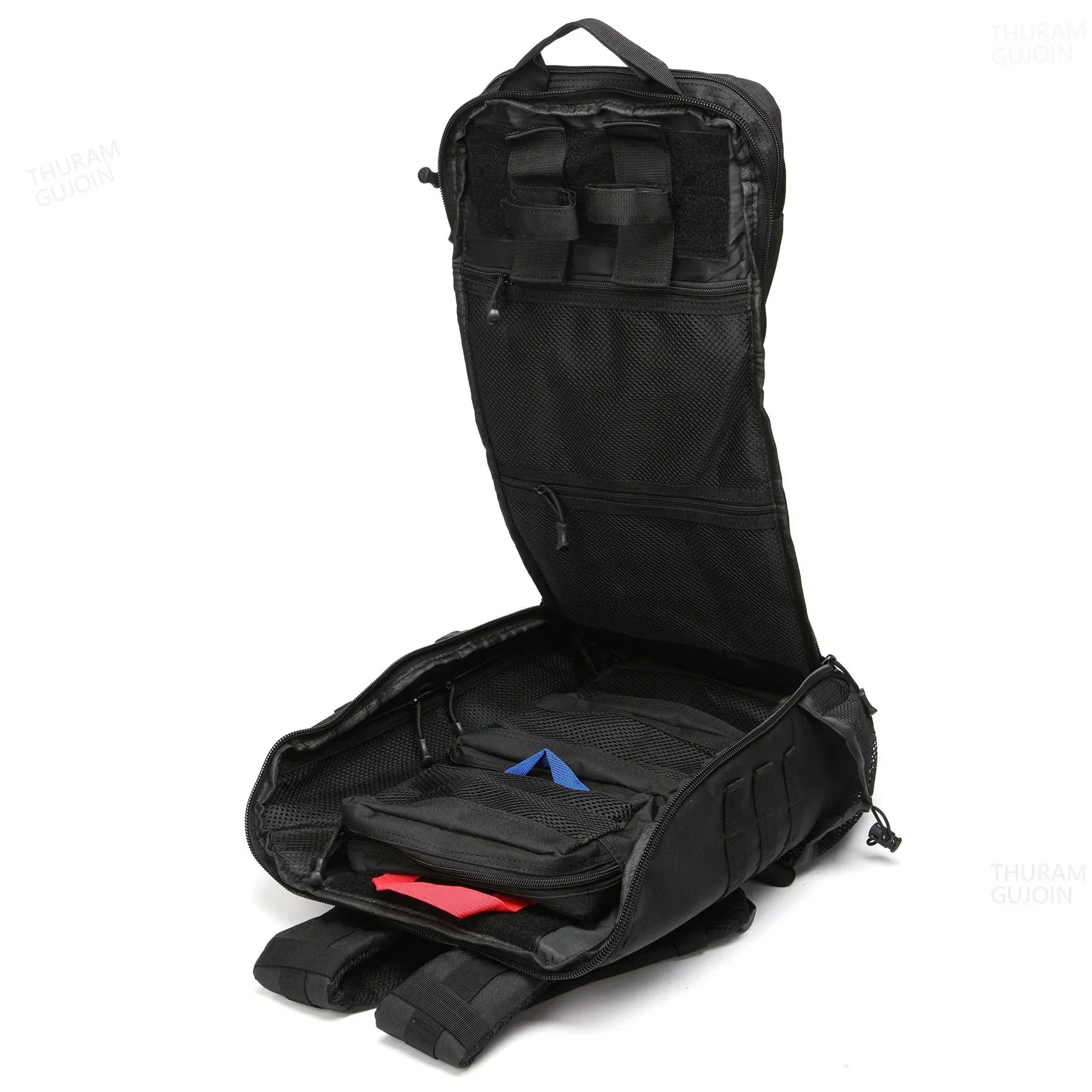 Erste-Hilfe-Set 40L Wasserdichter Taktischer Medizinischer Rucksack Erste-Hilfe-Tasche für Wandern Trekking Jagd Angeln Camping Outdoor-Sport – Detail 8