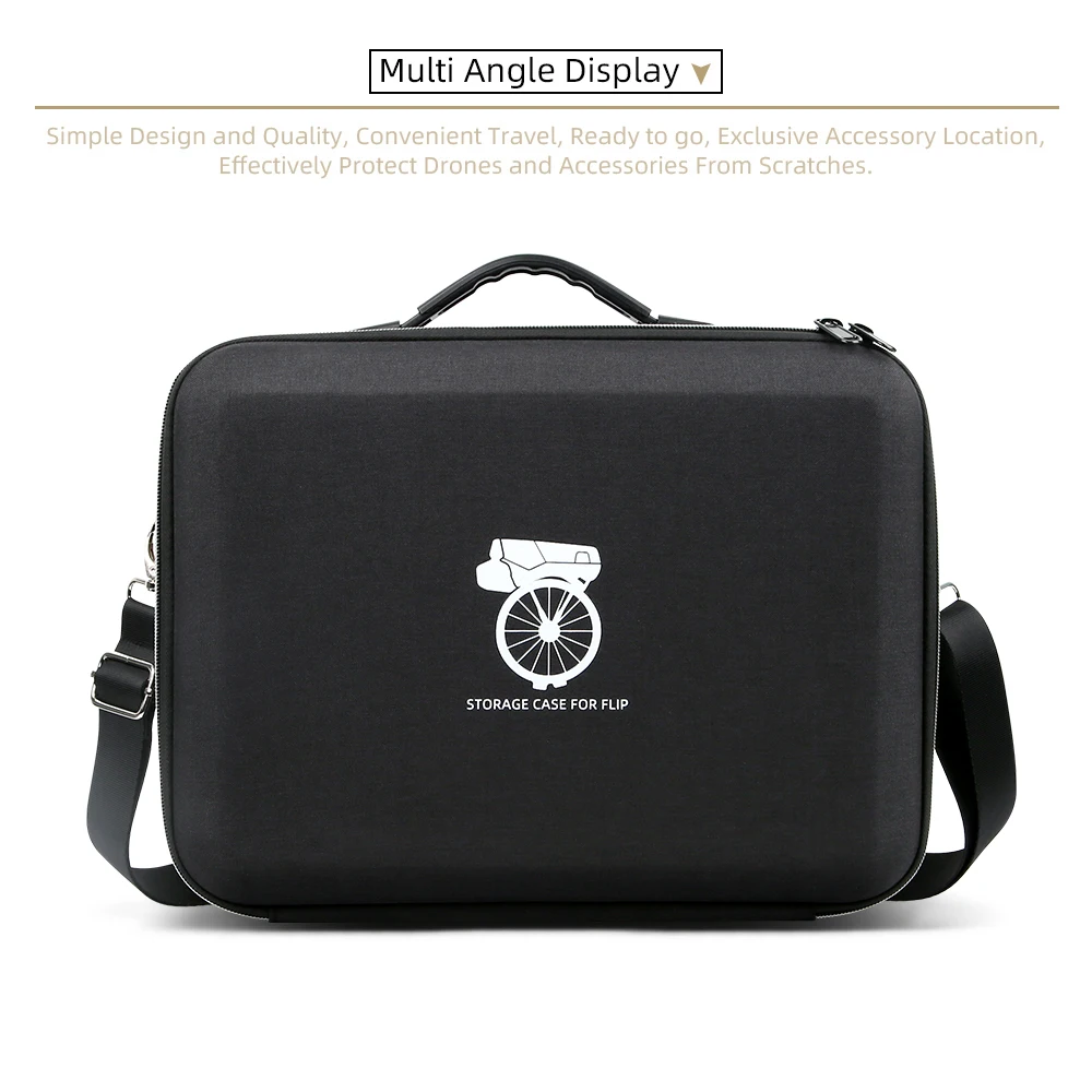

Portable Eva Shoulder Bag For Flip Storage Bag Can Store Rc2 Remote, 5 Original Batteries, Charging Hub And Other Accessories
