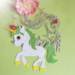 New and exquisite unicorns and horses cutting dies scrapbook decoration embossed photo album decoration card making DIY crafts