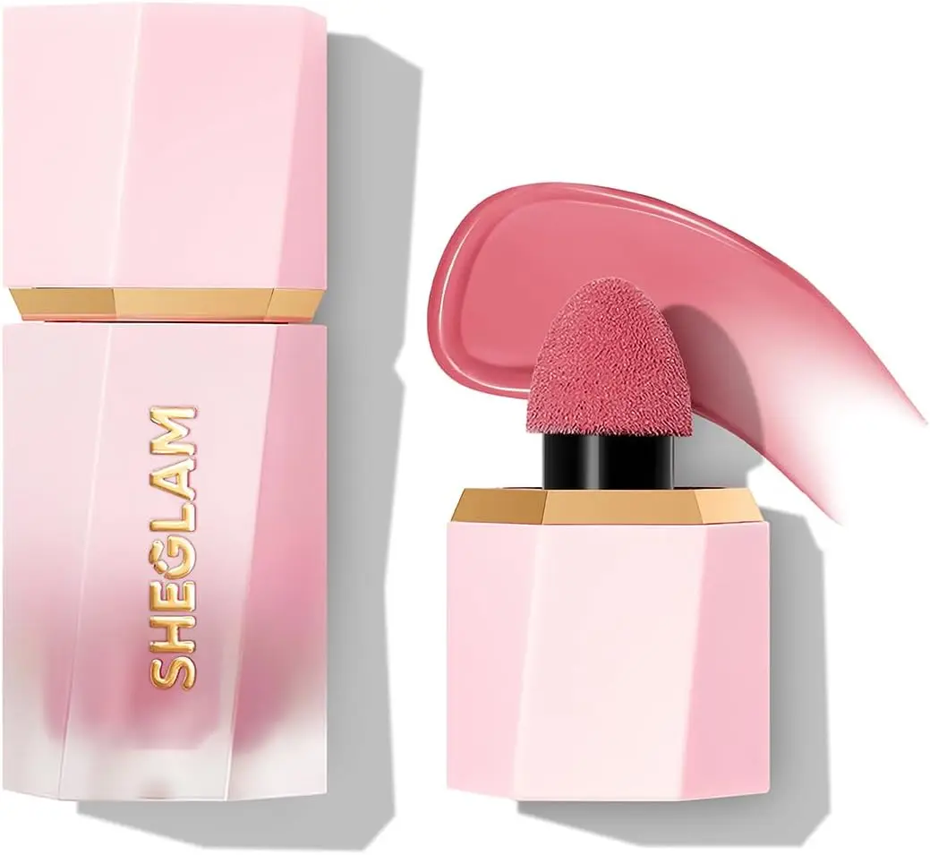

SHEGLAM Makeup LOVE CAKE Waterproof Long-Wearing Highly Pigmented | Liquid Blush with Sponge Tip Applicator