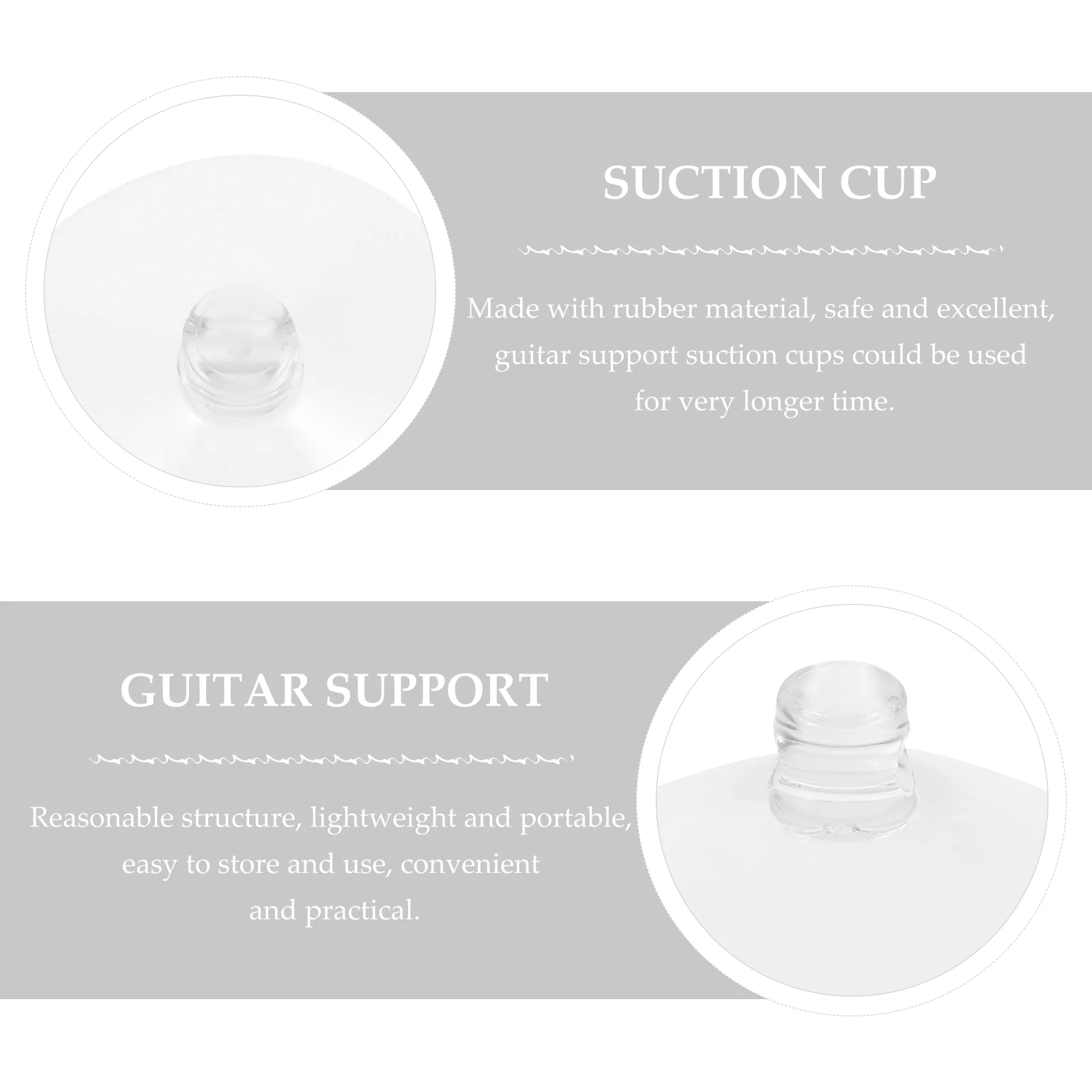 

4 Pcs Accessories Musical Instrument Ballad Replacement Suction Cup Rubber Plastic Pads