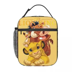 Tote Girl boymuslimatylesmuslimah the Lion kingmuslimah film Lunch Food Box durevole leggero testa di Simba classico per la borsa di immagazzinaggio della scuola