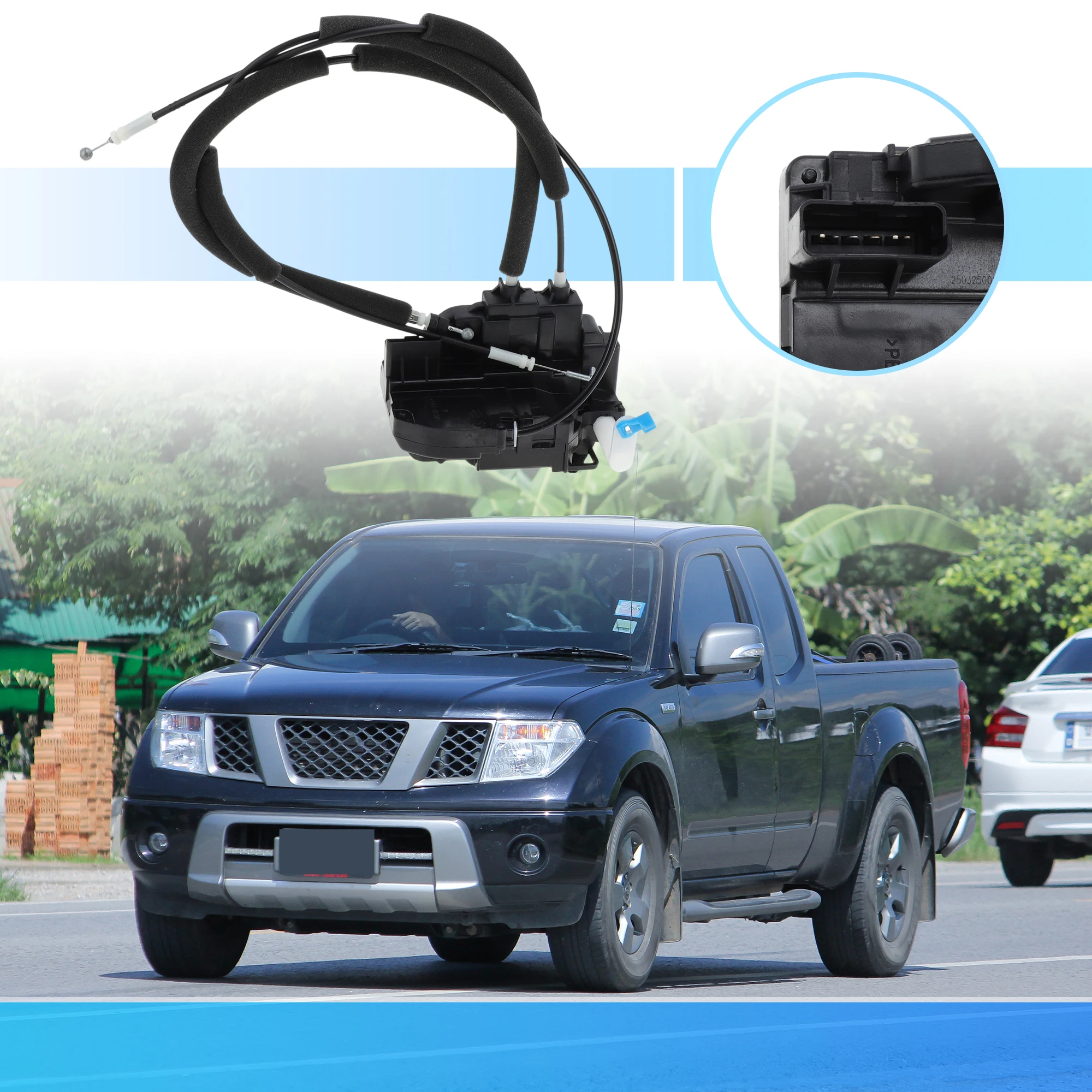 uxcell-no80501-9fg0a-attuatore-chiusura-serratura-porta-anteriore-sinistra-per-nissan-armada-titan
