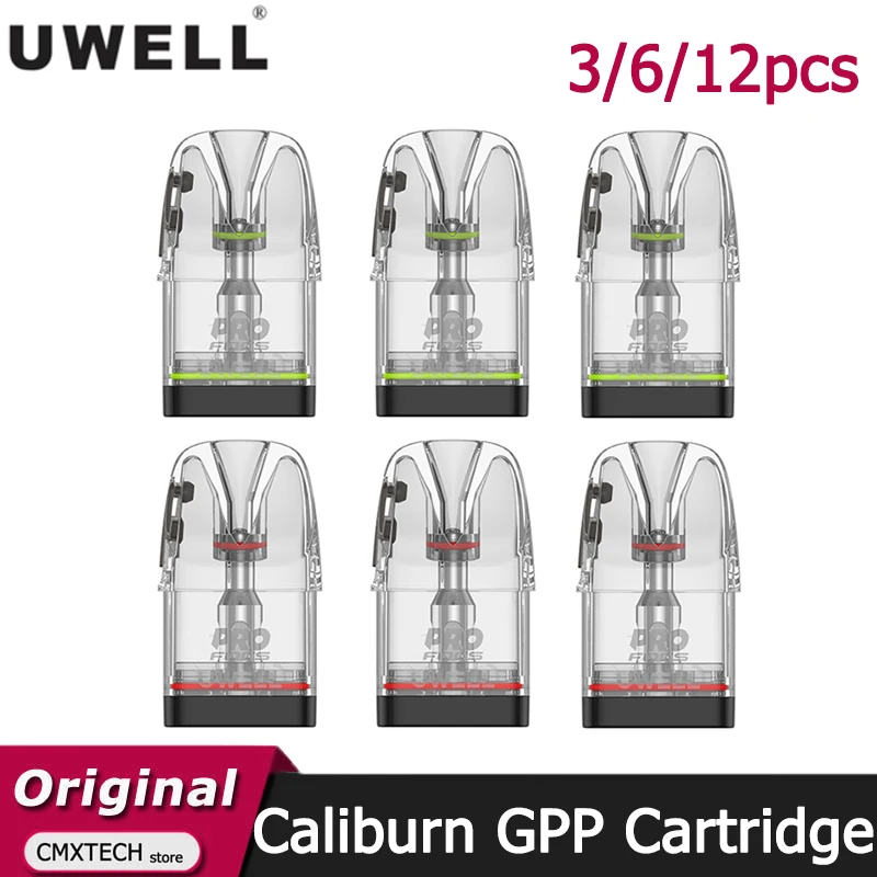 Uwell Caliburn GPPカートリッジの実際の使い方と評価