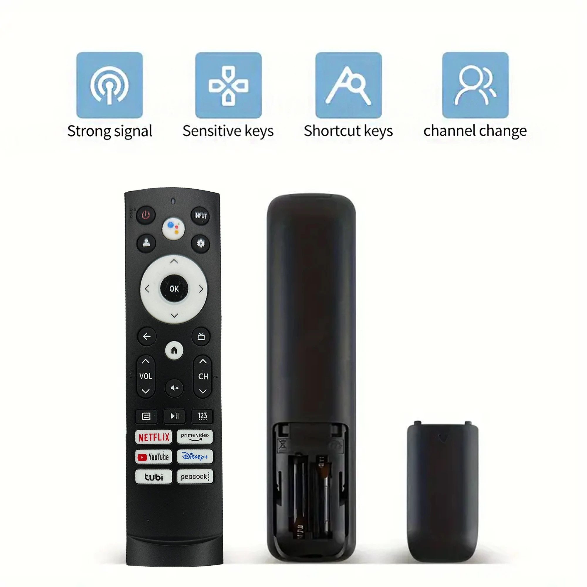 Universal Replacement Remote Control for Hisense Smart Google TV