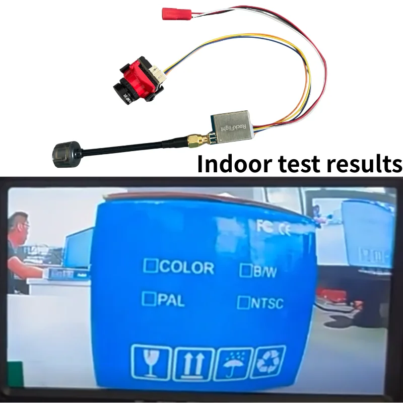 RF-5806 5,8G 600mW transmisor de transmisión de vídeo, cámara FPV 1500TVL 19*19mm FPV VYX kit de cámara para coche UAV RC
