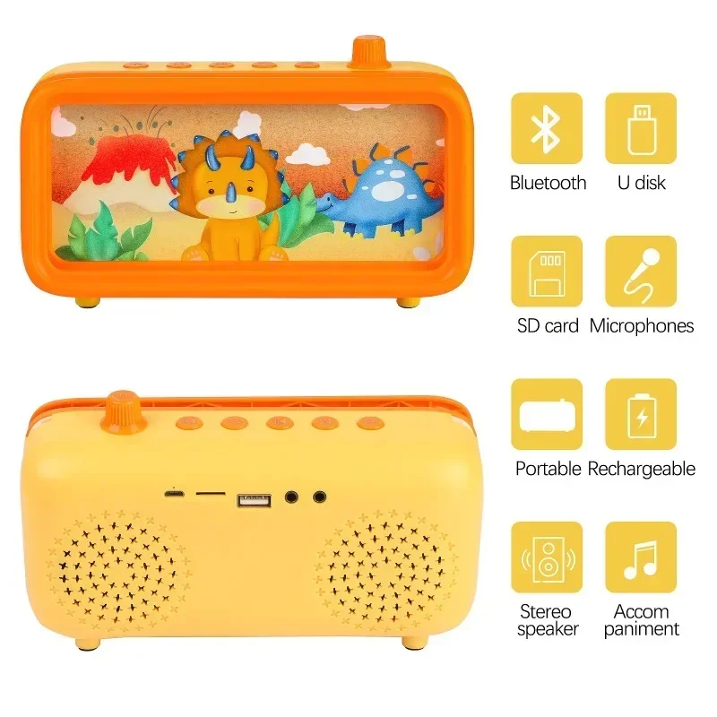 

exquisitely beyond compare Big Speaker Box With Microphones Portable Toys For Kids Children Kids Singing Machine Sets