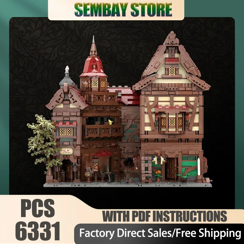 

Modular City Building Model Moc Building Brick Modular THE ARTISAN'S HAVEN Technology Blocks Christmas DIY Toy Construction Gift