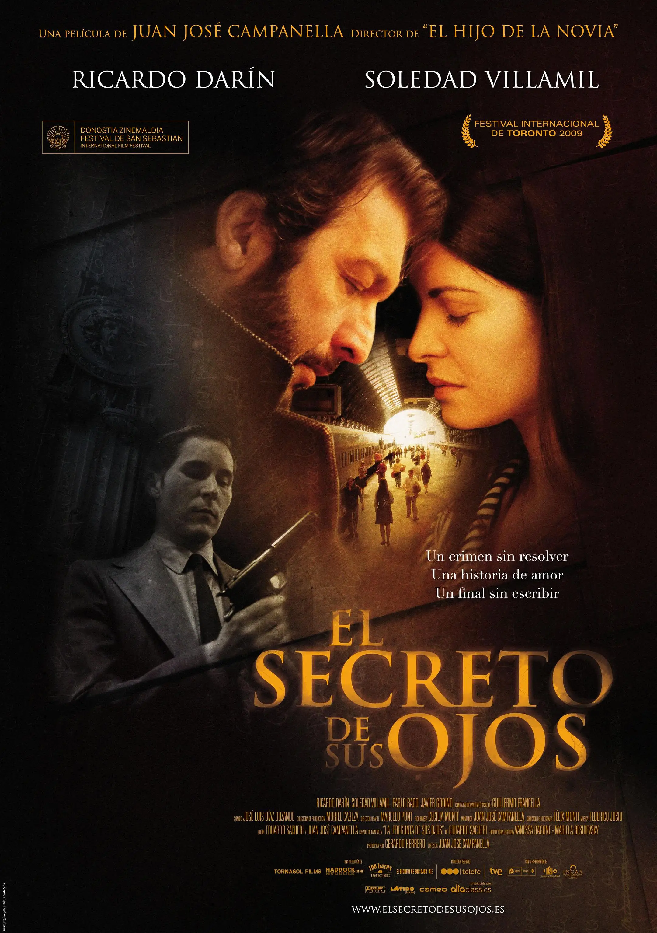 Movie The Secret in Their Eyes SILK POSTER Wall painting
